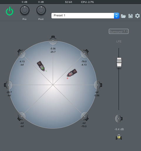 n-Track Studio - supports Surround mixing